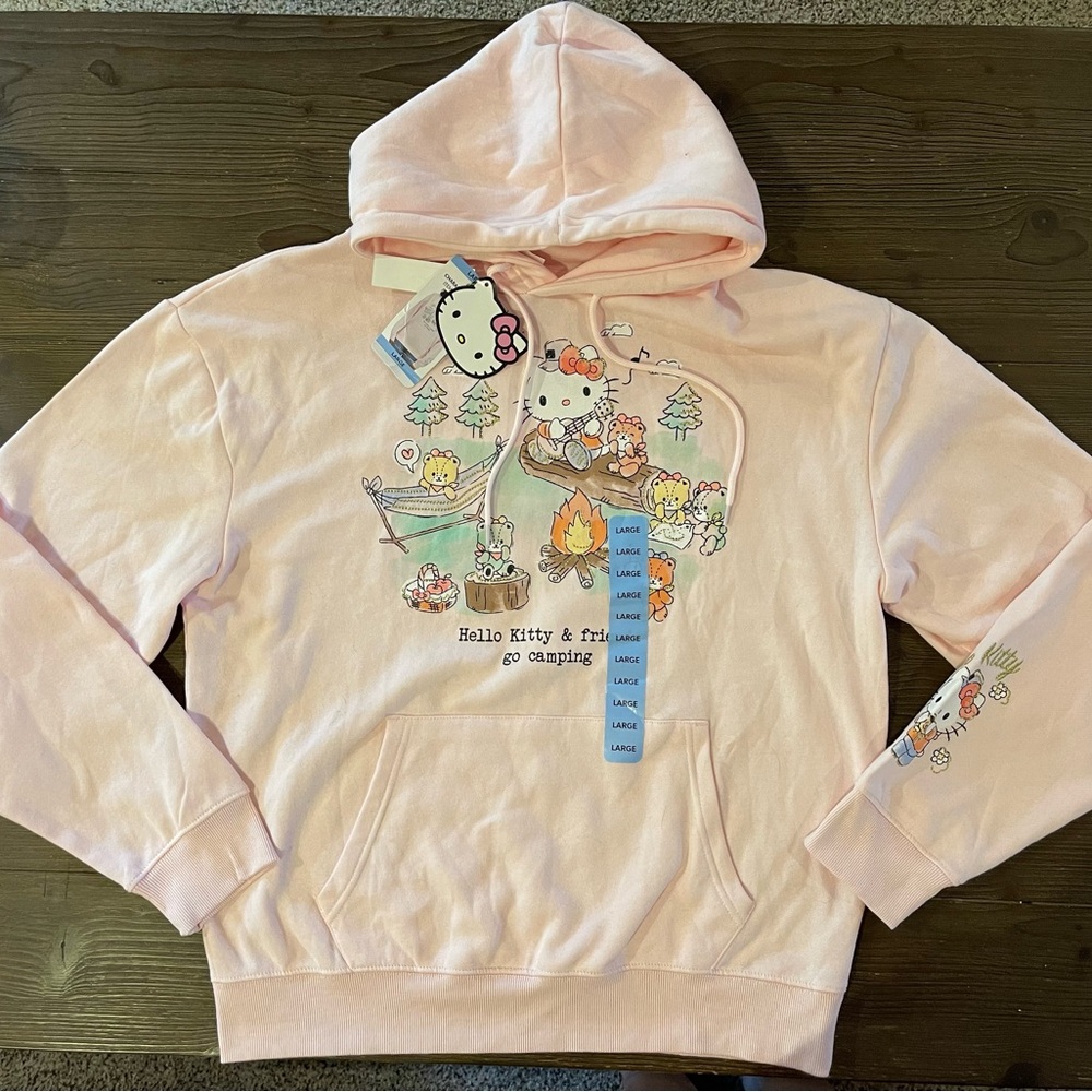 NWT Hello Kitty Camping Hoodie